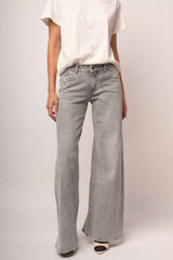 Jeans palazzo scuro