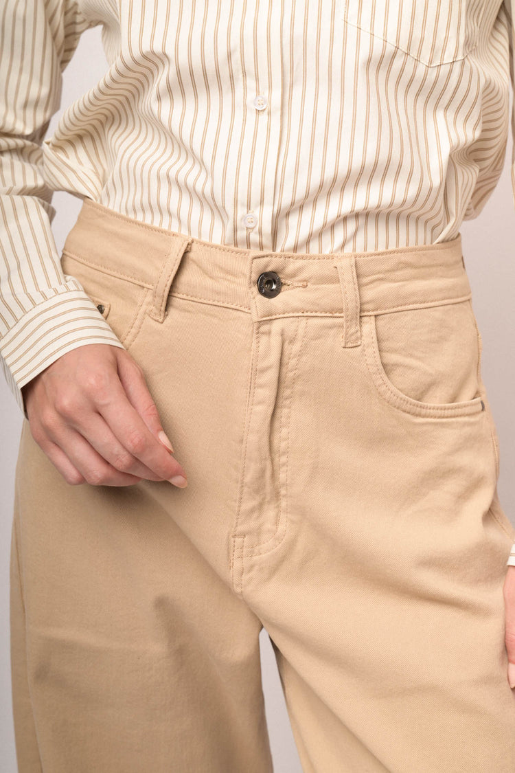 Pantaloni drill mom