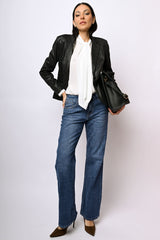 Jeans svasati con strass
