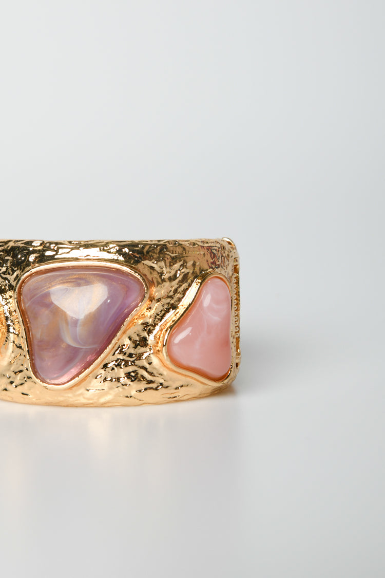 Bracciale rigido con pietre