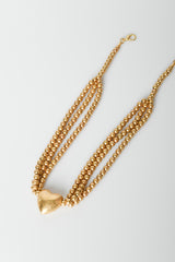 Collana con perline e cuore
