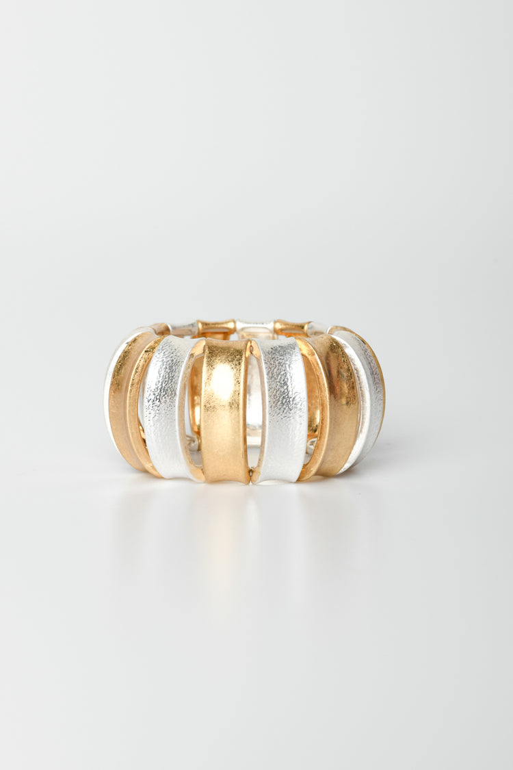 Bracciale rigido bicolor