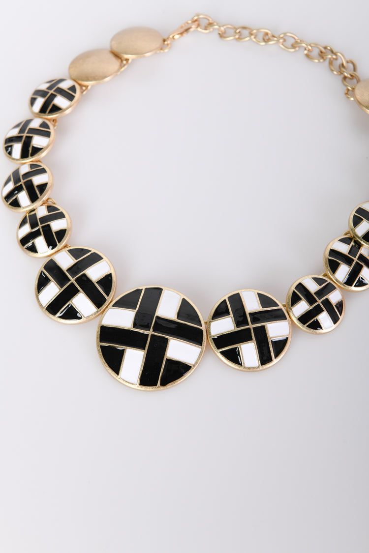 Seti collana + orecchini smaltati