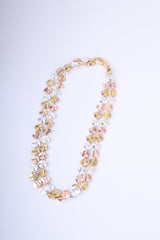 Collana a doppio filo con piastrine