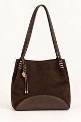 Borsa a secchiello velour