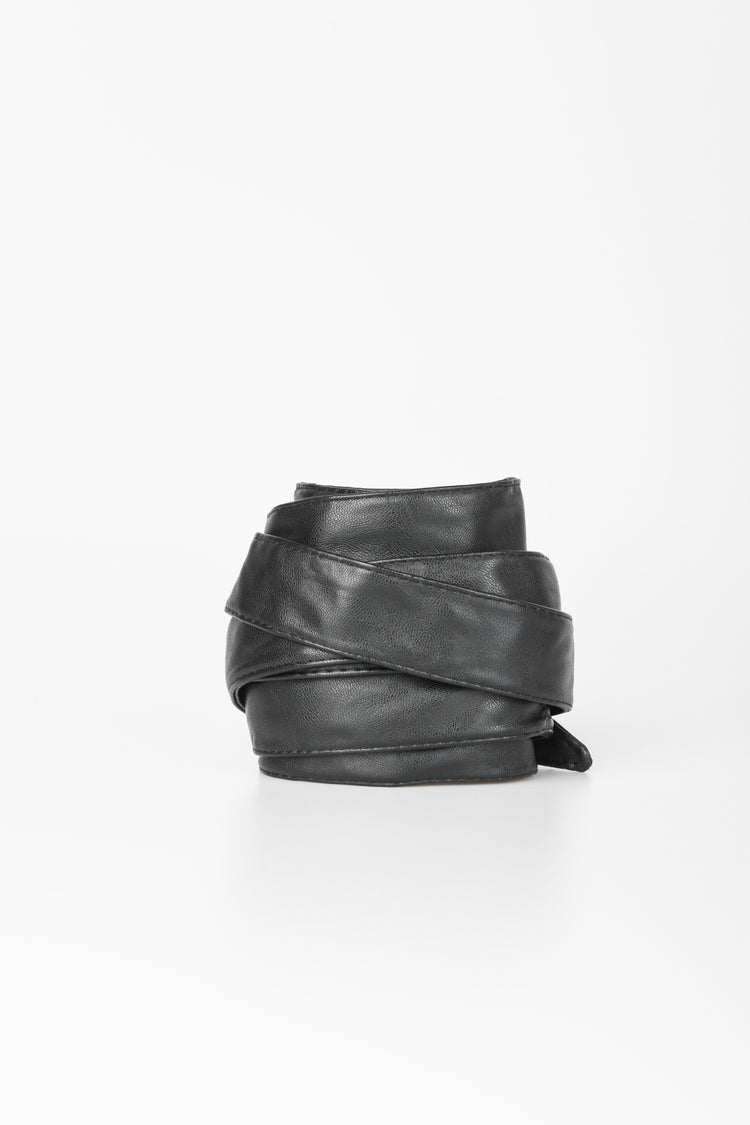 Cintura a fascia in similpelle