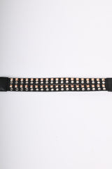 Cintura elastica borchie