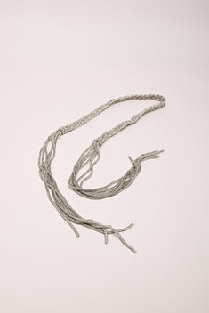 Fusciacca a treccia con strass