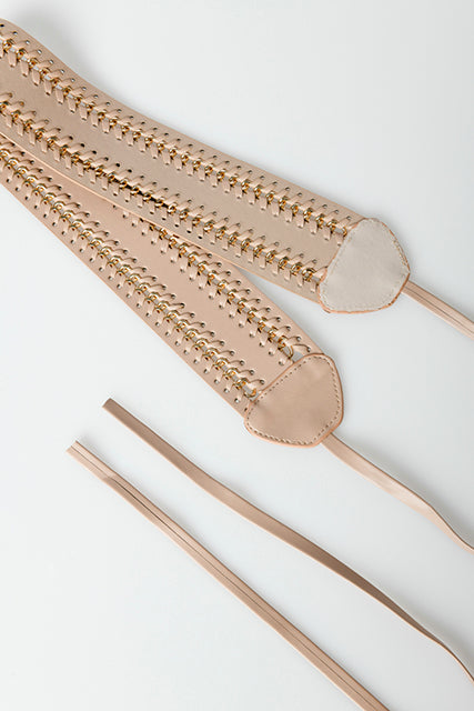 Cintura a fascia con catenelle