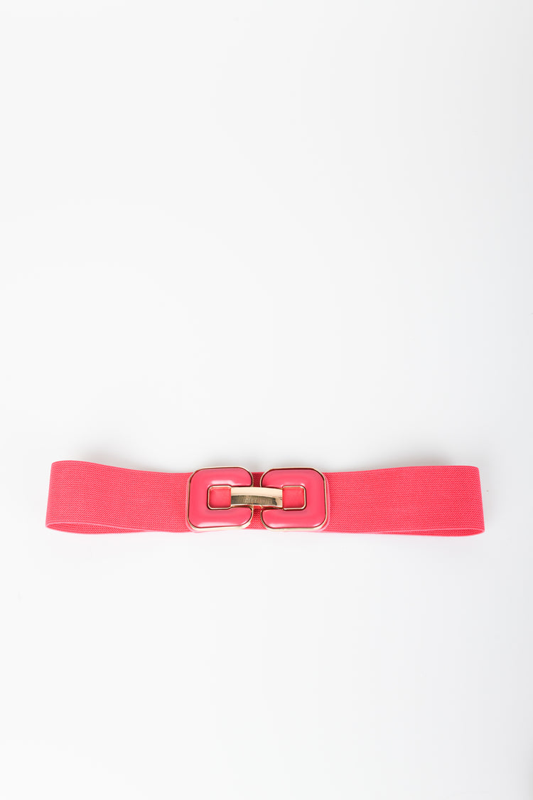 Cintura elastica con fibbia smaltata