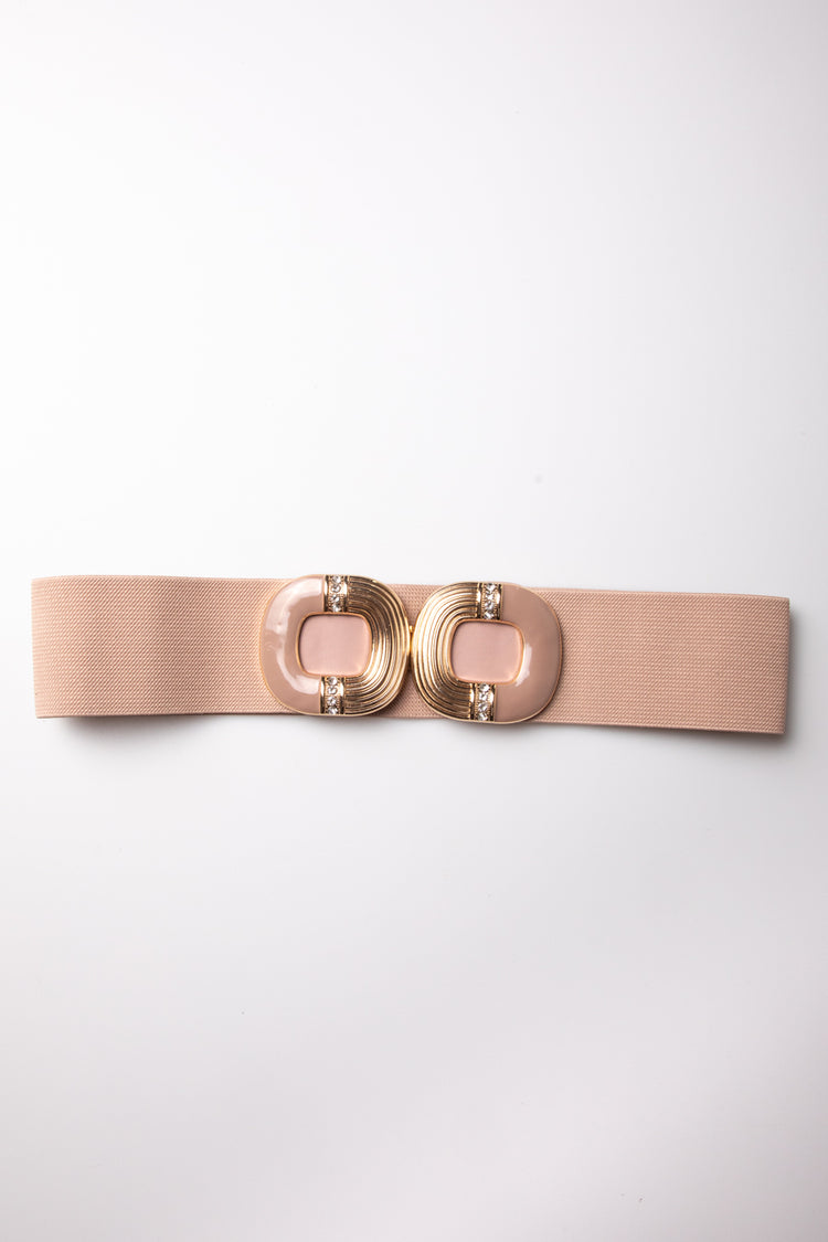 Cintura elastica con doppia fibbia