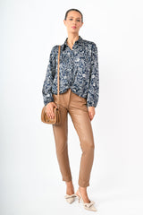 Pantaloni basic similpelle