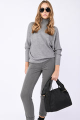 Pantaloni slim-fit con risvolto