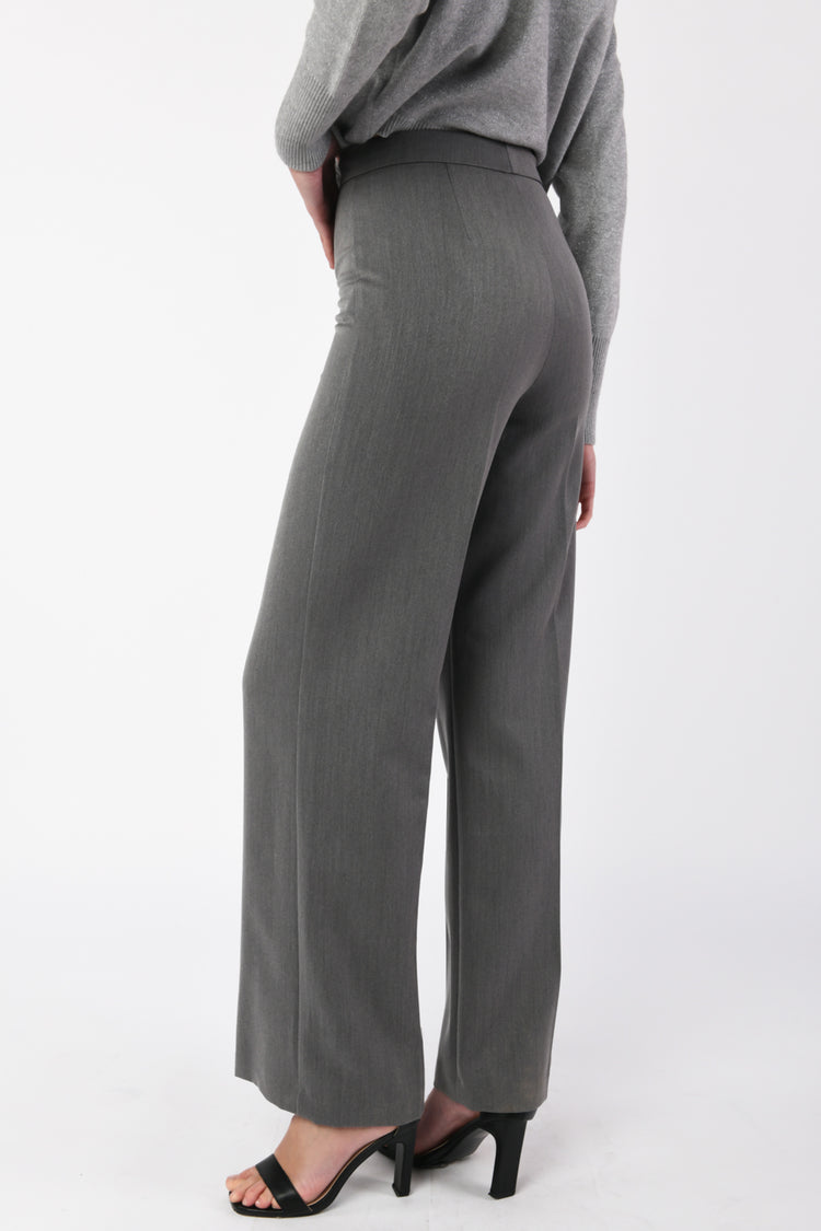 Pantaloni palazzo con piega stirata