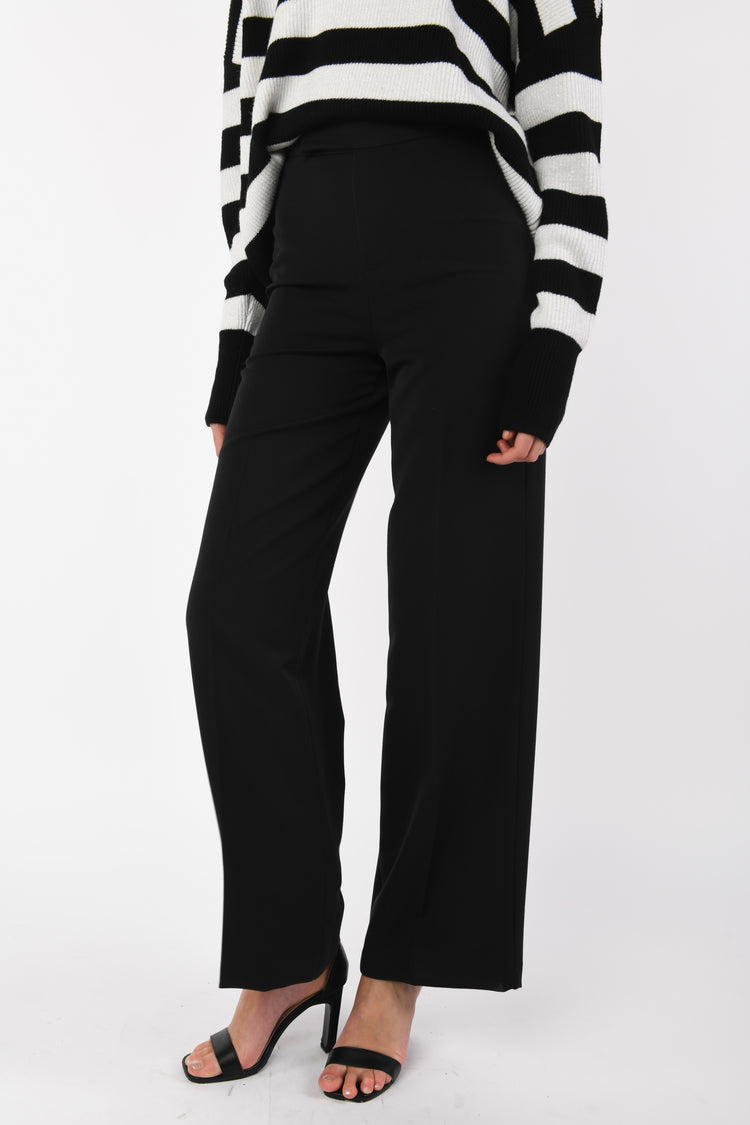 Pantaloni palazzo con piega stirata