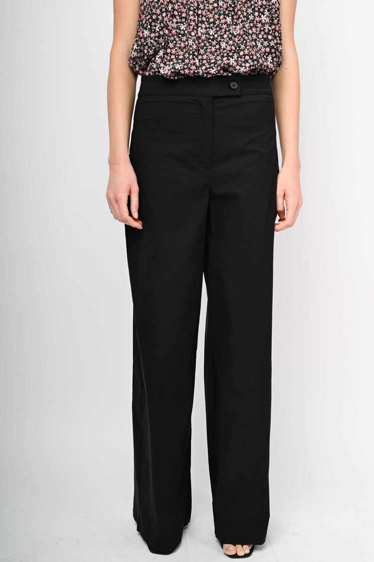 Pantaloni palazzo misto viscosa