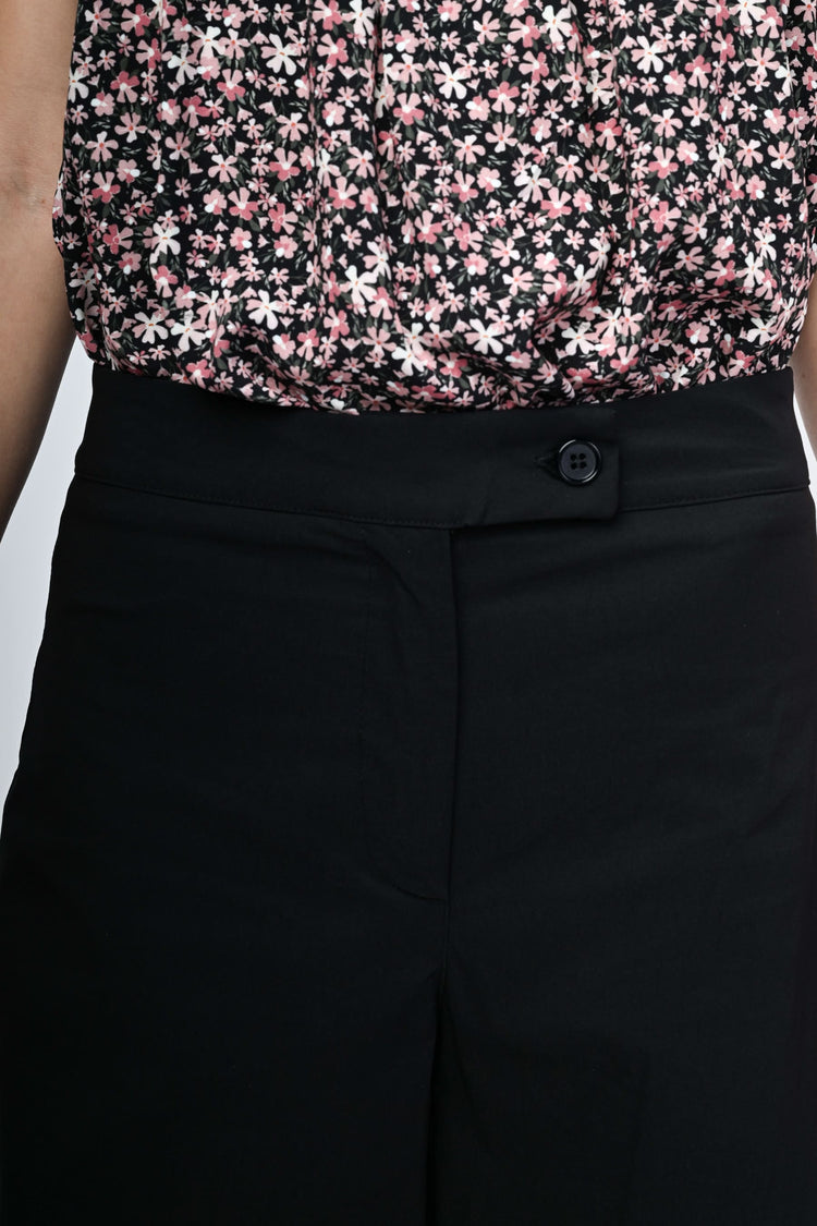 Pantaloni palazzo misto viscosa