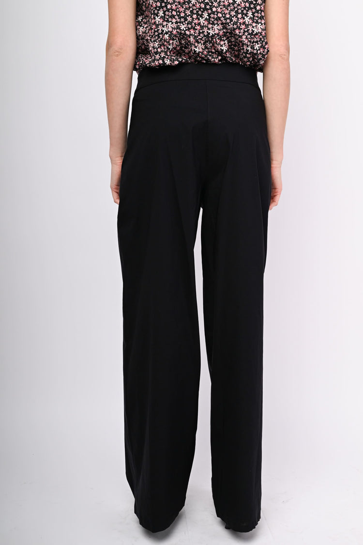 Pantaloni palazzo misto viscosa