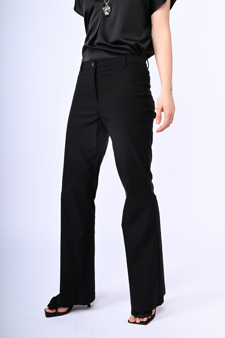 Pantaloni svasati misto viscosa