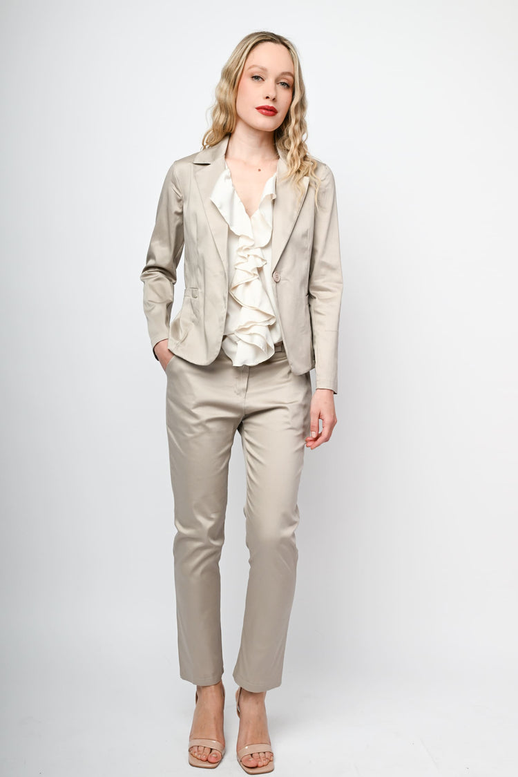 Pantaloni in cotone stretch