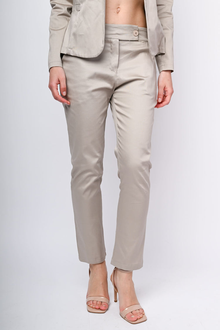 Pantaloni in cotone stretch