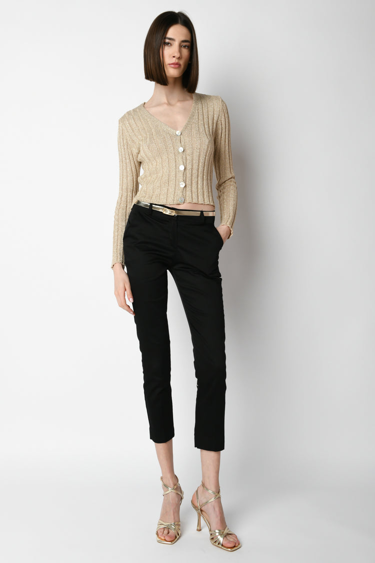 Pantaloni slim-fit con cintura