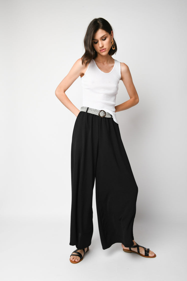 Canotta in cotone a costine