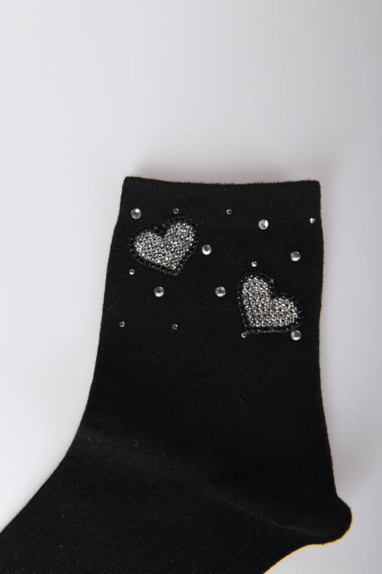 Set di due paia di calzini con cuori