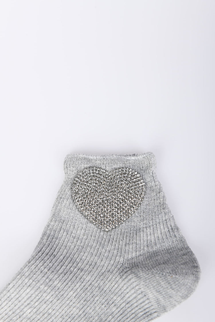 Set di due paia di calzini con cuore