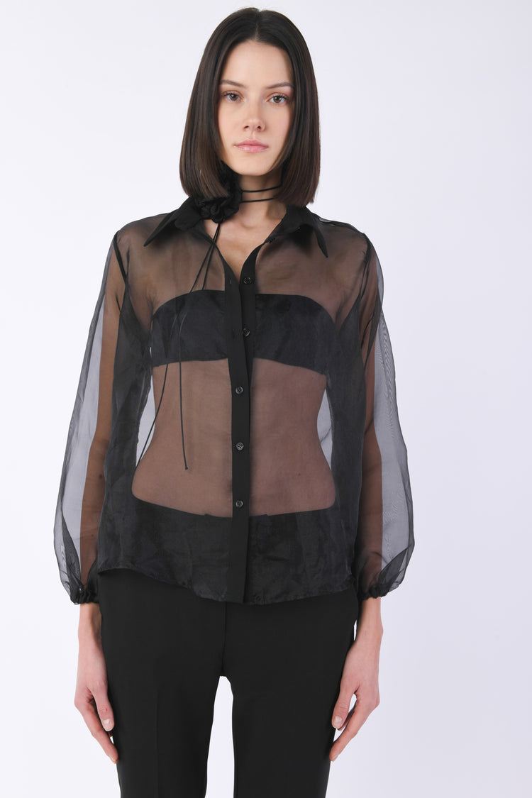 Camicia in organza