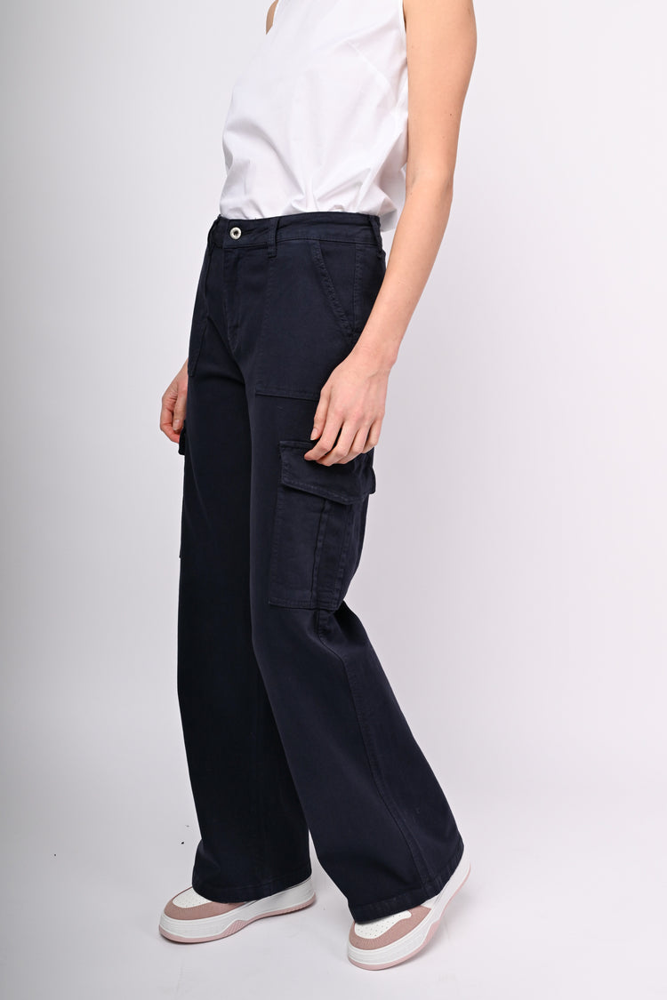 Pantaloni cargo in drill