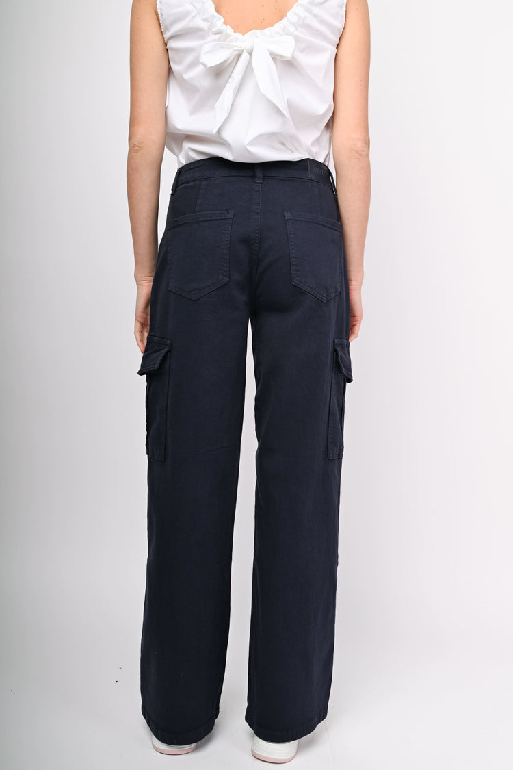 Pantaloni cargo in drill