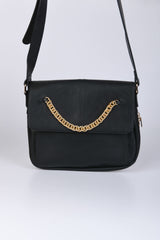 Borsa con catenella e zip