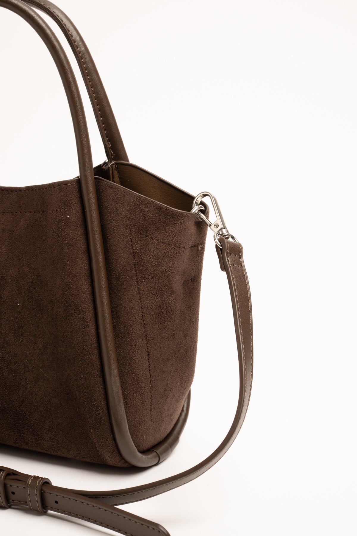 Borsa a spalla marrone