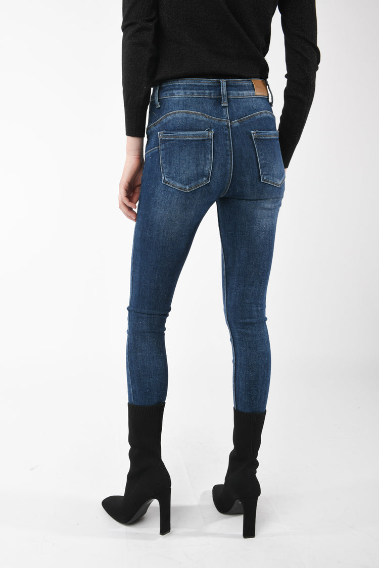 Jeans skinny lurex