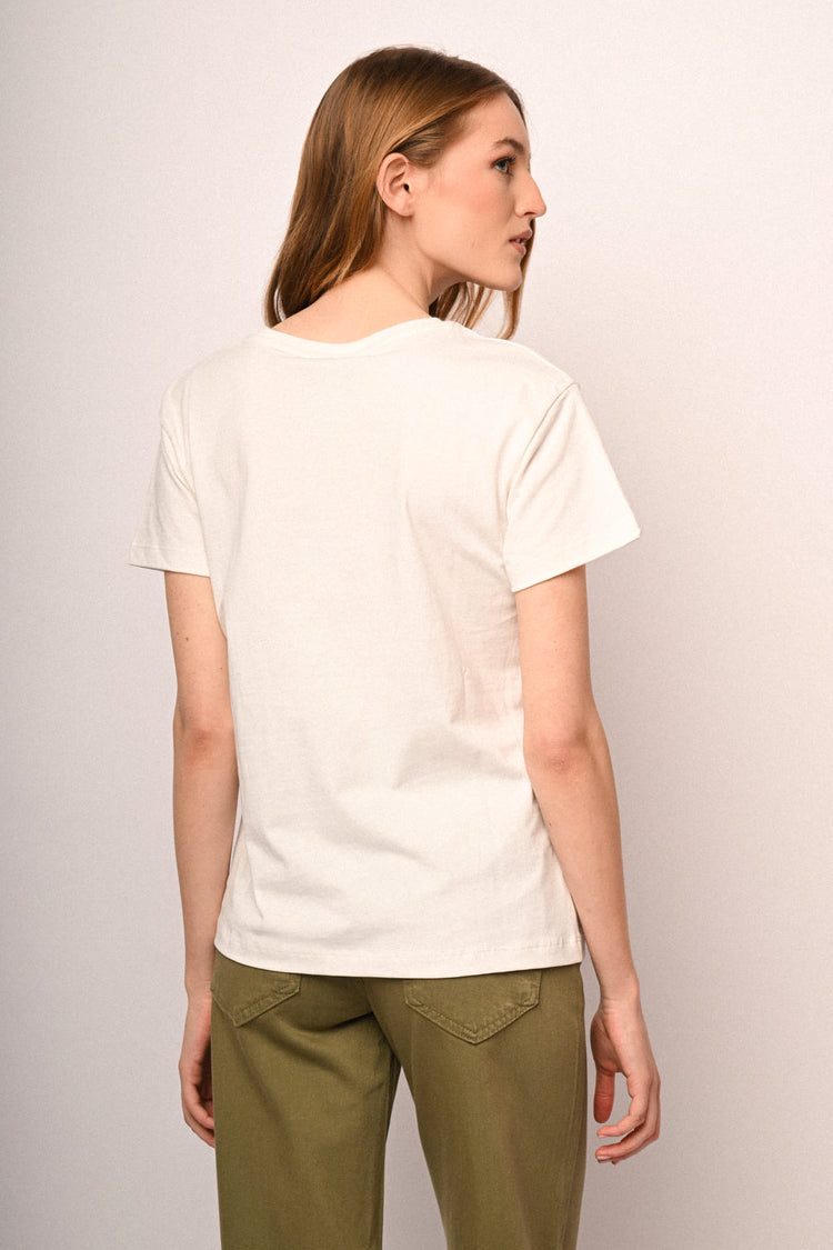 T-shirt Segni Zodiacali Acquario in cotone