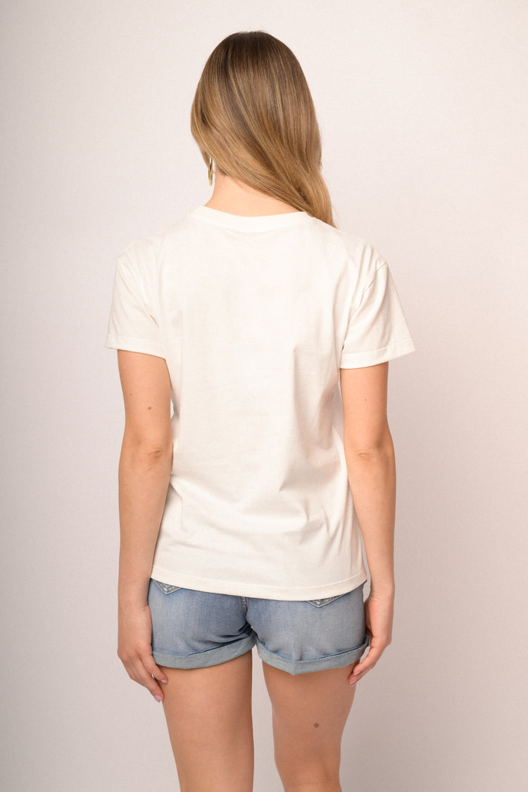 T-shirt con scritta