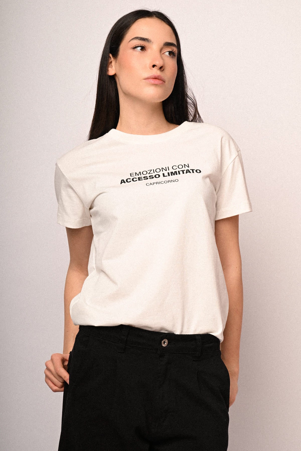 T-shirt Capricorno con scritta