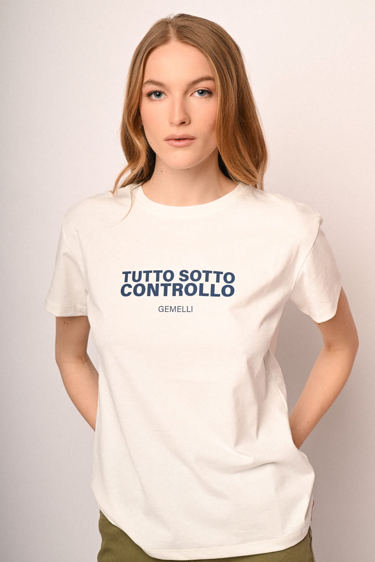 T-shirt Segni Zodiacali Gemelli in cotone