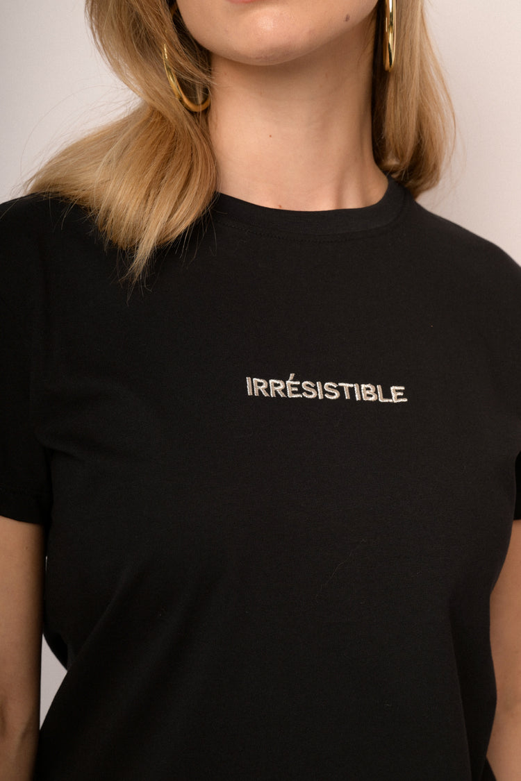T-shirt con scritta