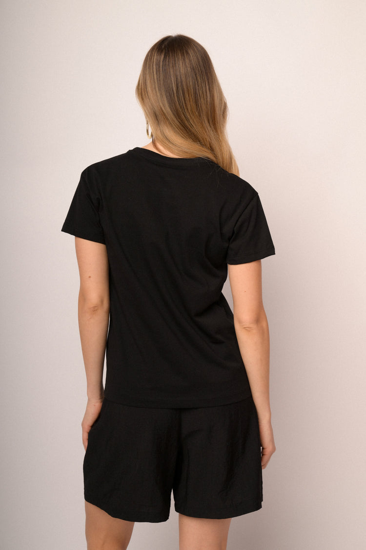T-shirt con scritta
