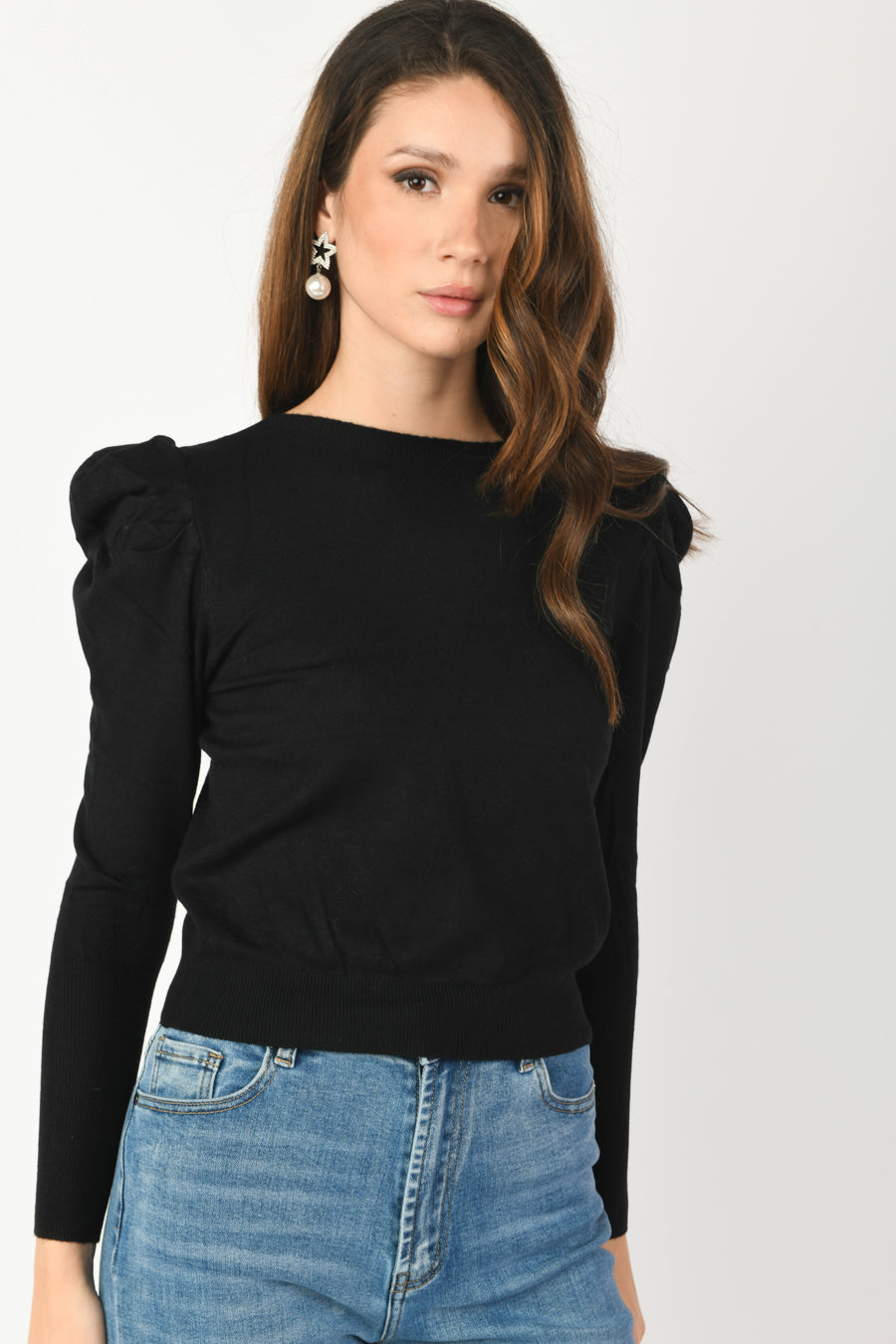 Modello di maglia Maglione Scollo quadrato - Maglione aderente femminile vintage - Philæ - Italia Modello di maglia Maglione Scollo quadrato - Maglione aderente femminile vintage - Philæ - Italia