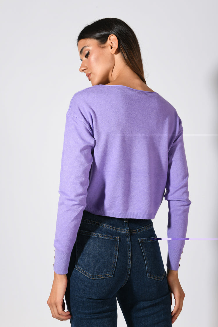 Pull con scollo a barchetta