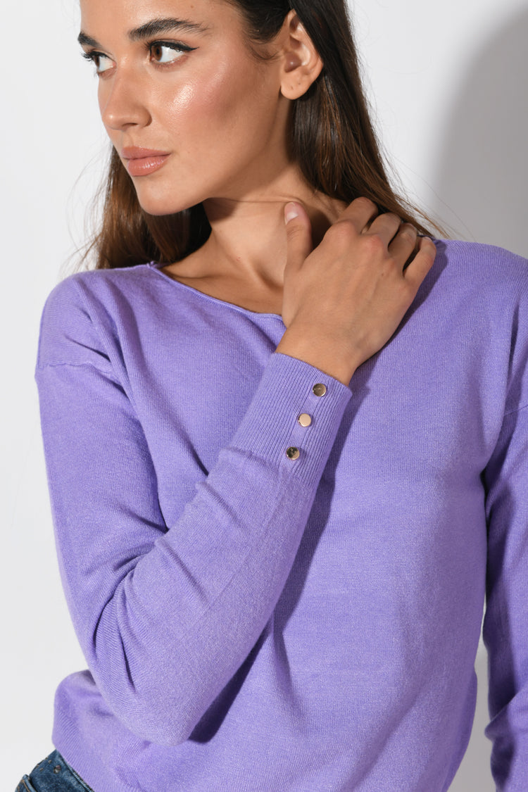 Pull con scollo a barchetta