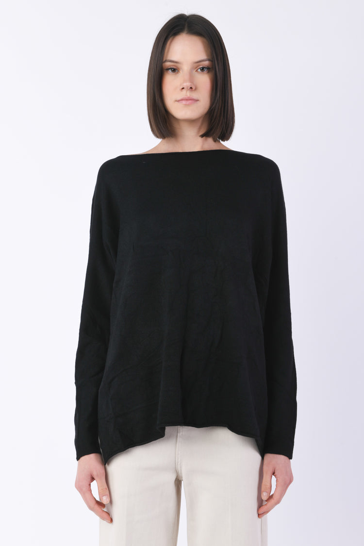Pull oversize con spacchetti