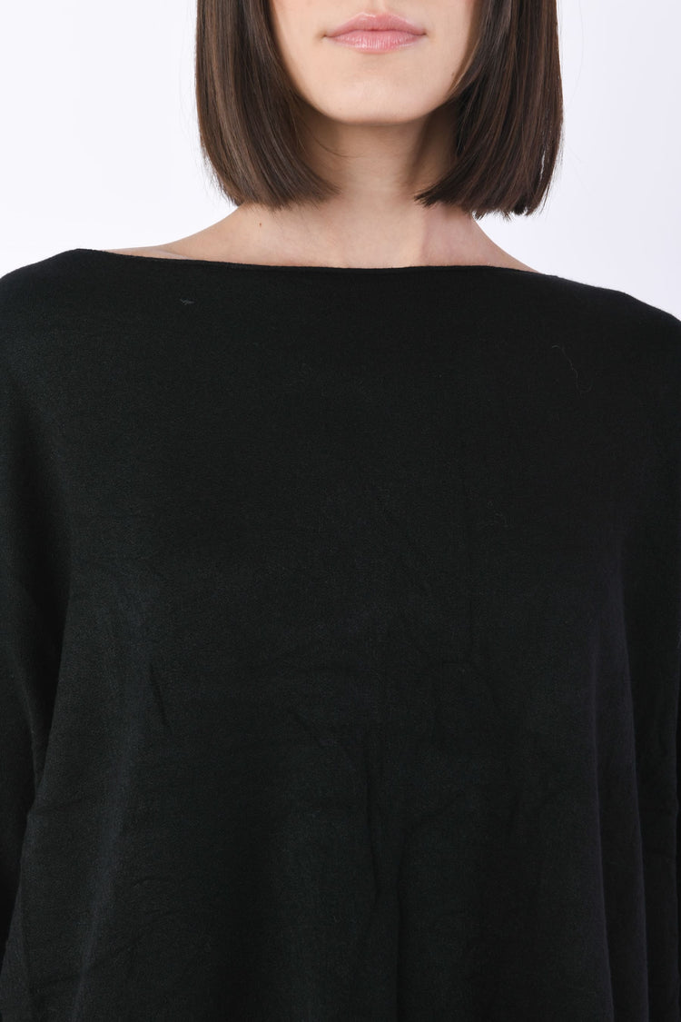 Pull oversize con spacchetti