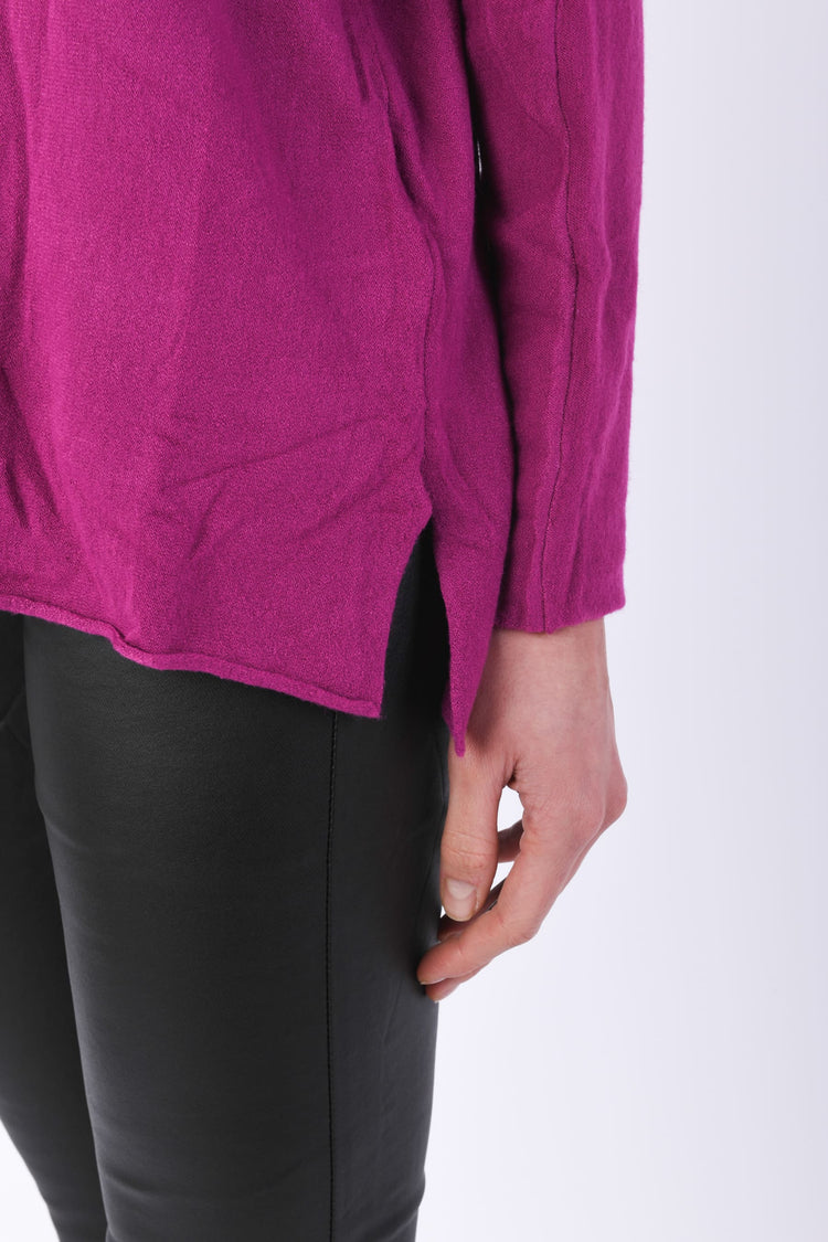 Pull oversize con spacchetti