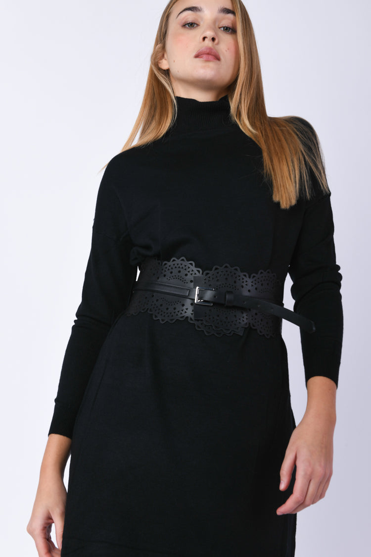 Abito midi in maglia