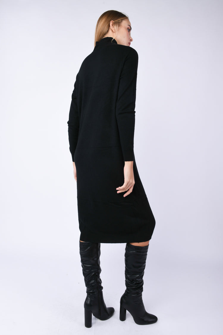 Abito midi in maglia