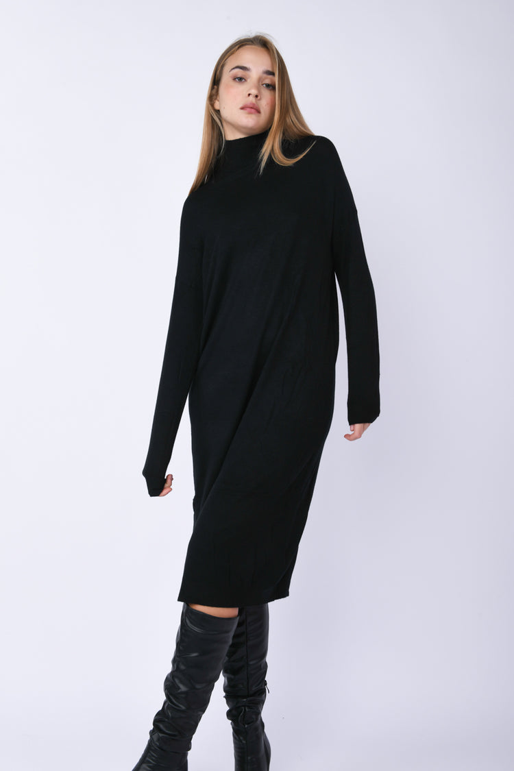 Abito midi in maglia